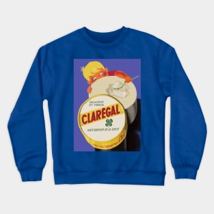 Claregal Cheese Advertisement Crewneck Sweatshirt